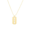 Safety Razor Blade Necklace & Key Ring