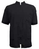 Vincent China Collar Jacket Black