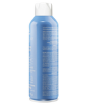 Blue spray can with white cap on a white background