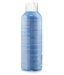 Blue spray can with white cap on a white background