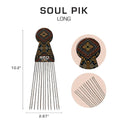 RED by Kiss Soul Pik Imperial Fan - Long #CPK18