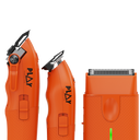 TPOB PLAY 3-Pack – Orange Edition (Clipper, Trimmer & Shaver with 3-Way Stand)