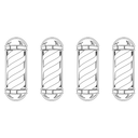 BarberMate Barber Pole Vinyl Car Decal