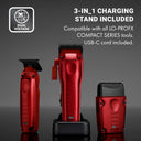 BaBylissPRO FXONE LO-PROFX High Performance Compact Trimmer - Red #FX72RD