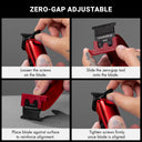 BaBylissPRO FXONE LO-PROFX High Performance Compact Trimmer - Red #FX72RD