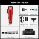 BaBylissPRO FXONE LO-PROFX High Performance Compact Clipper - Red #FX82RD