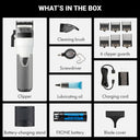 BaBylissPRO Limited Edition FXONE All-Metal Interchangeable Battery TRIMMER Transparent White FrostByte #FX799TW