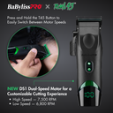 BaBylissPRO X Tomb45 Wireless Charging Clipper #FXT45C - Black