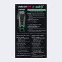 BaBylissPRO X Tomb45 Wireless Charging Clipper #FXT45C - Black