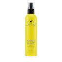 Yellow bottle that reads Johnny B Sea Salt spray with a black pump sprayer and clear pump lid on a white background