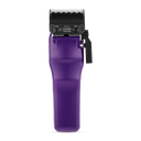 Purple hair clipper on a white background