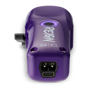Purple device with 'Reign' branding on a white background