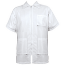 Vincent Traditional Collar Jacket White