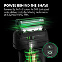 BaBylissPRO X Tomb45 Wireless-Charging Double-Foil Shaver #FXT45FS - Black