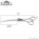 Kenchii Five Star Offset Curved Shears (Size Options)