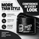 L3VEL3 Tinted Hair Gel - Black Color