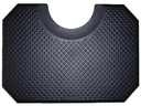 Rhino Phat Footsie Salon Barber Mat 40” x 60” Black 1" Thick