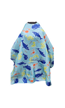 Vincent Kids Cutting Cape Blue Marine Pattern – VT2409