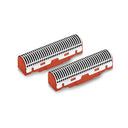 StyleCraft Replacement Set of 2 Stainless-Red Forged Cutter Blades fits Absolute Zero Shaver SCAZRCF