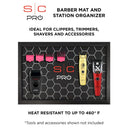 StyleCraft SIC Pro Non Slip Grip Heat Resistant Mat and Station Organizer SC330B